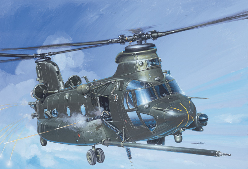 

Сборная модель Italeri 1/72 Вертолет MH-47E SOA Chinook 1218