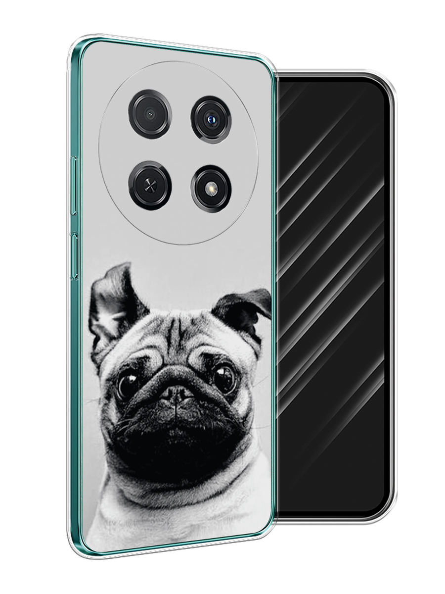 

Чехол Awog на Huawei Nova 12i "Ушастый мопс", Серый, 6123950-1