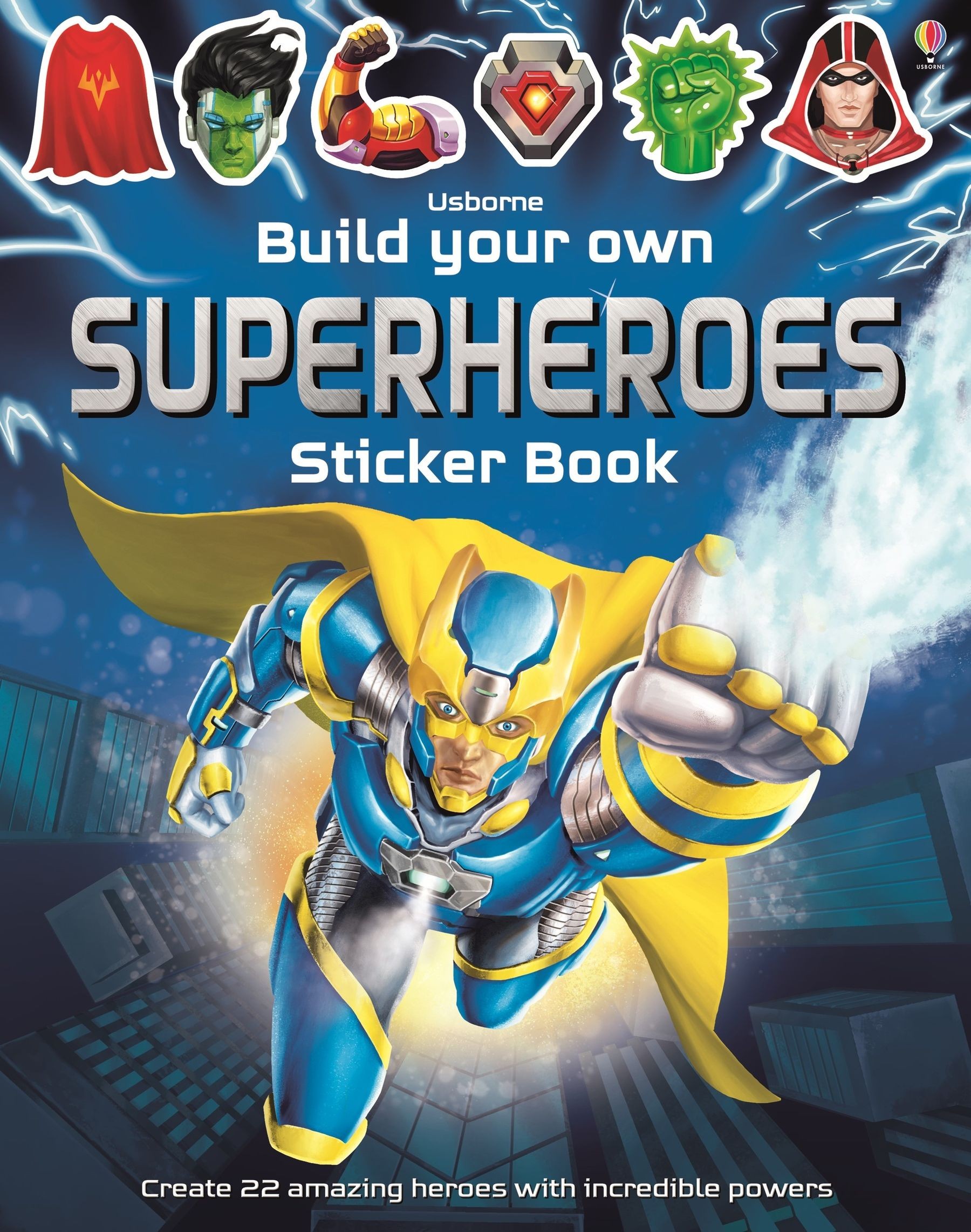 

Build Your Own Superheroes Sticker Book