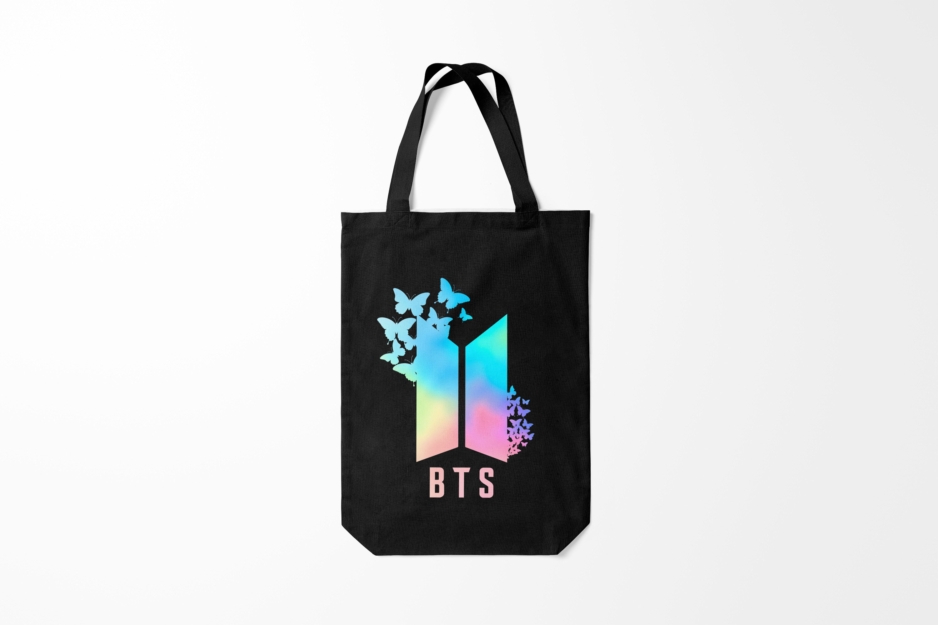 

Сумка шoппер унисекс Burnettie BTS, черный, BTS