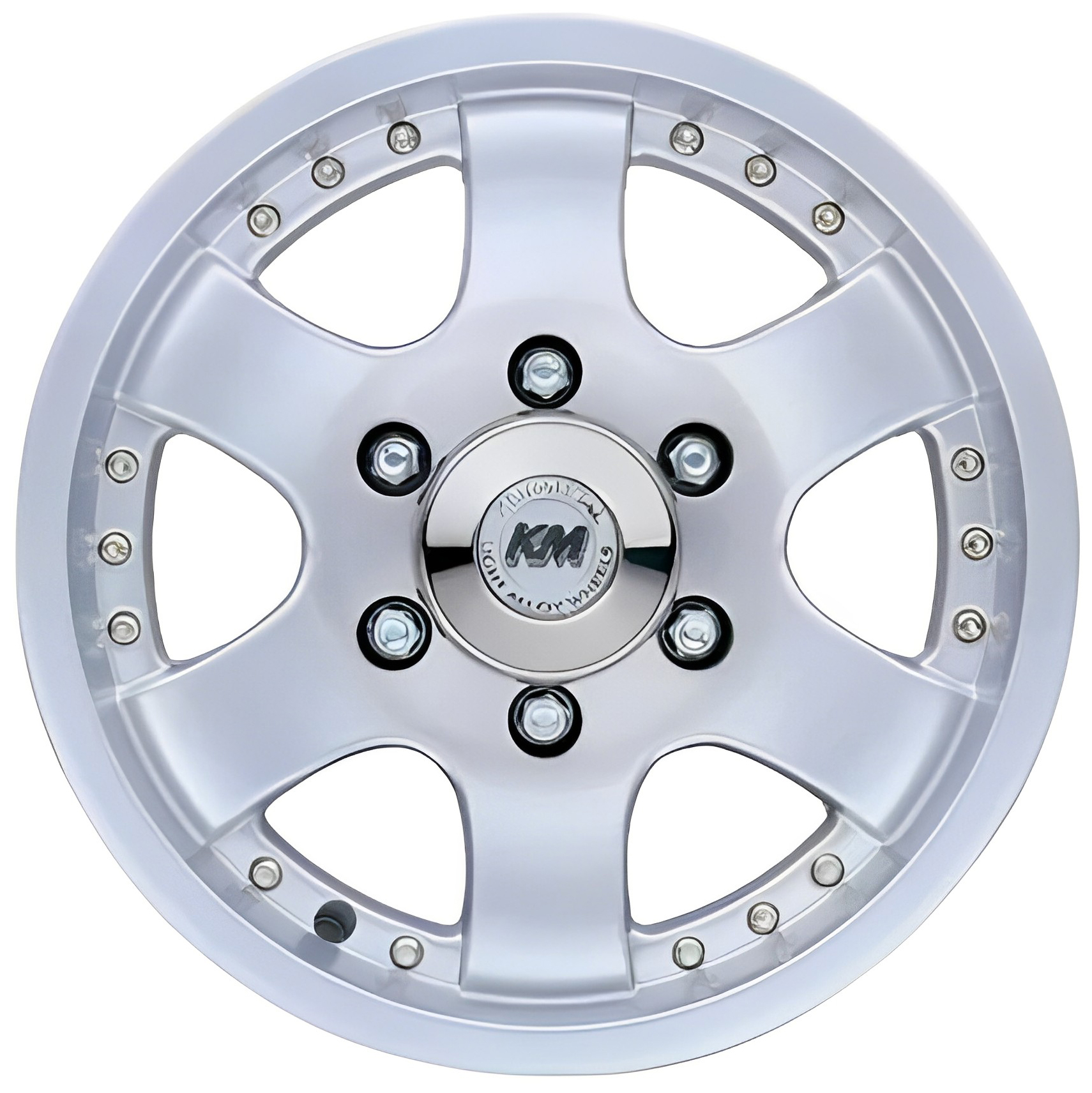 

Диск колесный Kormetal KM1076 S 6.5x15/6x139.7 D108.1 ET10, Серебристый