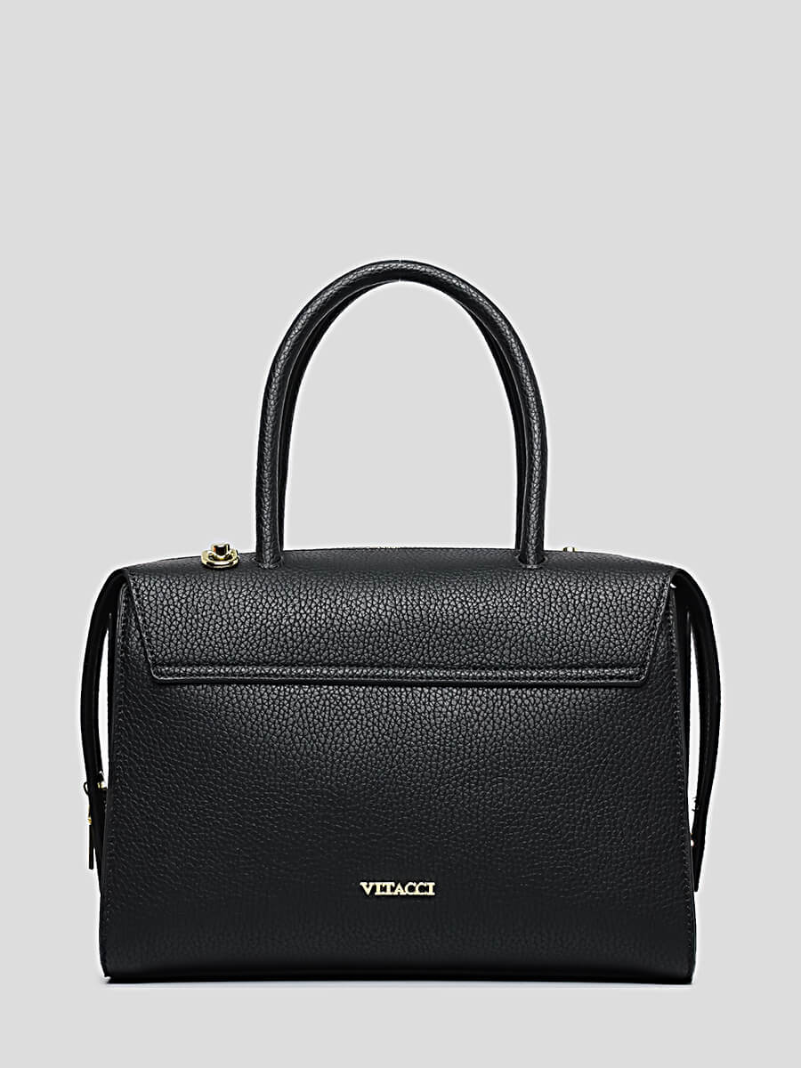 

Сумка женская VITACCI V2602-01P черная, Черный, V2602-01P