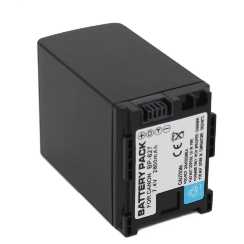 

Аккумулятор Jinnet BP-827 для Canon 2800 mAh, BP-827