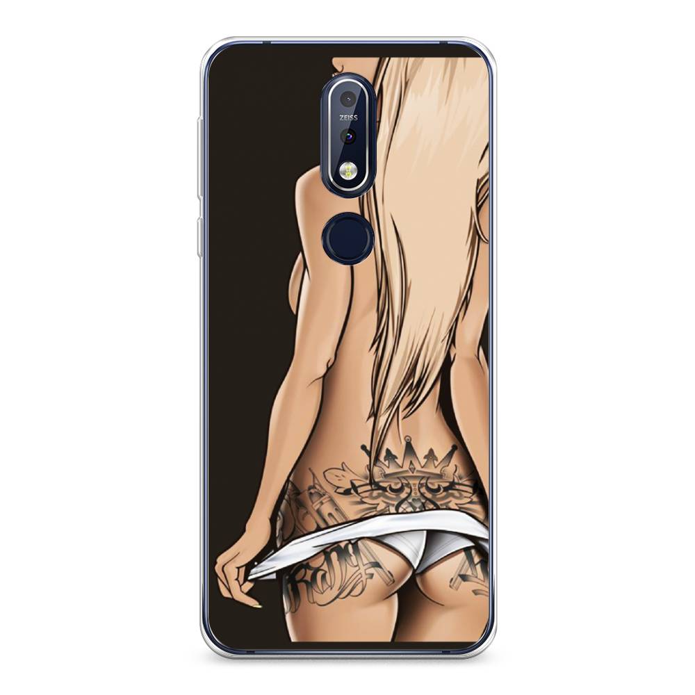 

Чехол на Nokia 7.1 "Обнаженная девушка", 122050-6