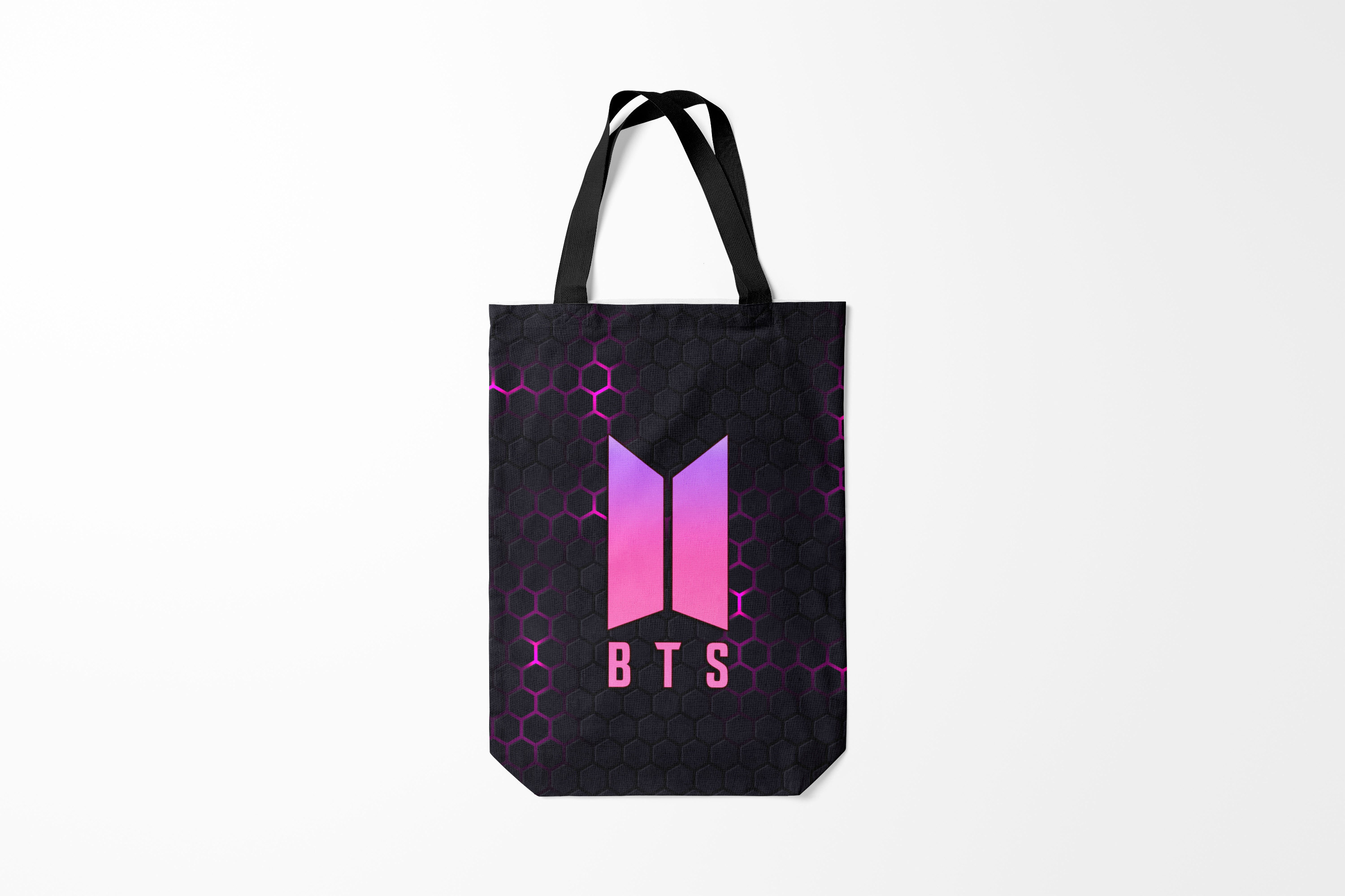 

Сумка шoппер унисекс Burnettie BTS, черный, BTS