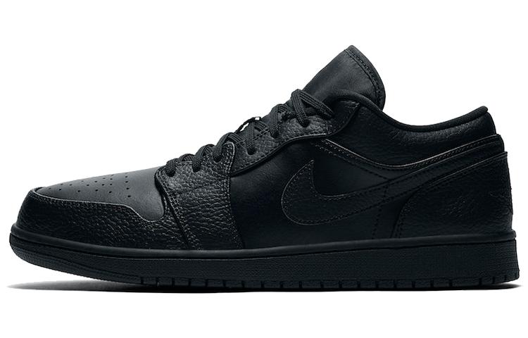 

Кеды унисекс Jordan Air Jordan 1 low triple black черные 40 EU, Черный, Air Jordan 1 low triple black