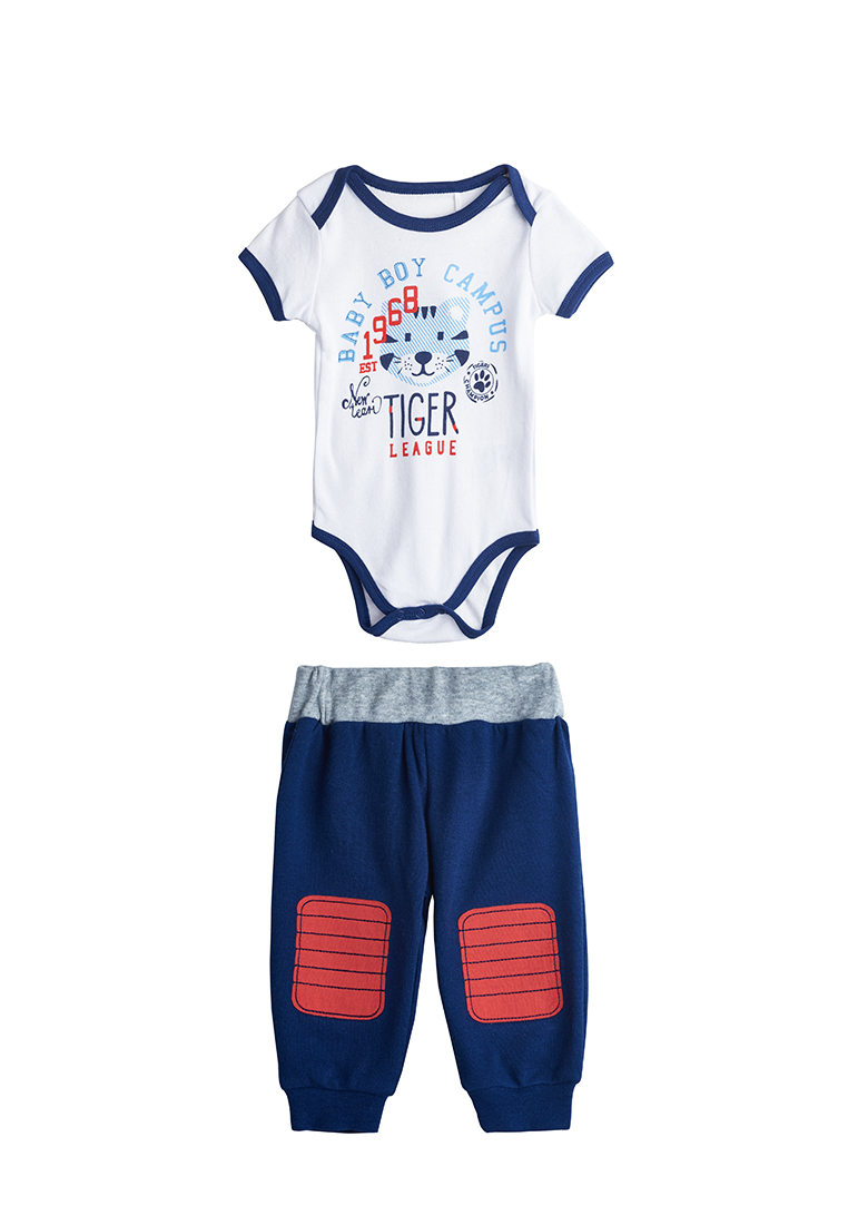 

Комплект одежды для новорожденных Kari baby SS19B17901234 белый/синий р.80, SS19B17901234