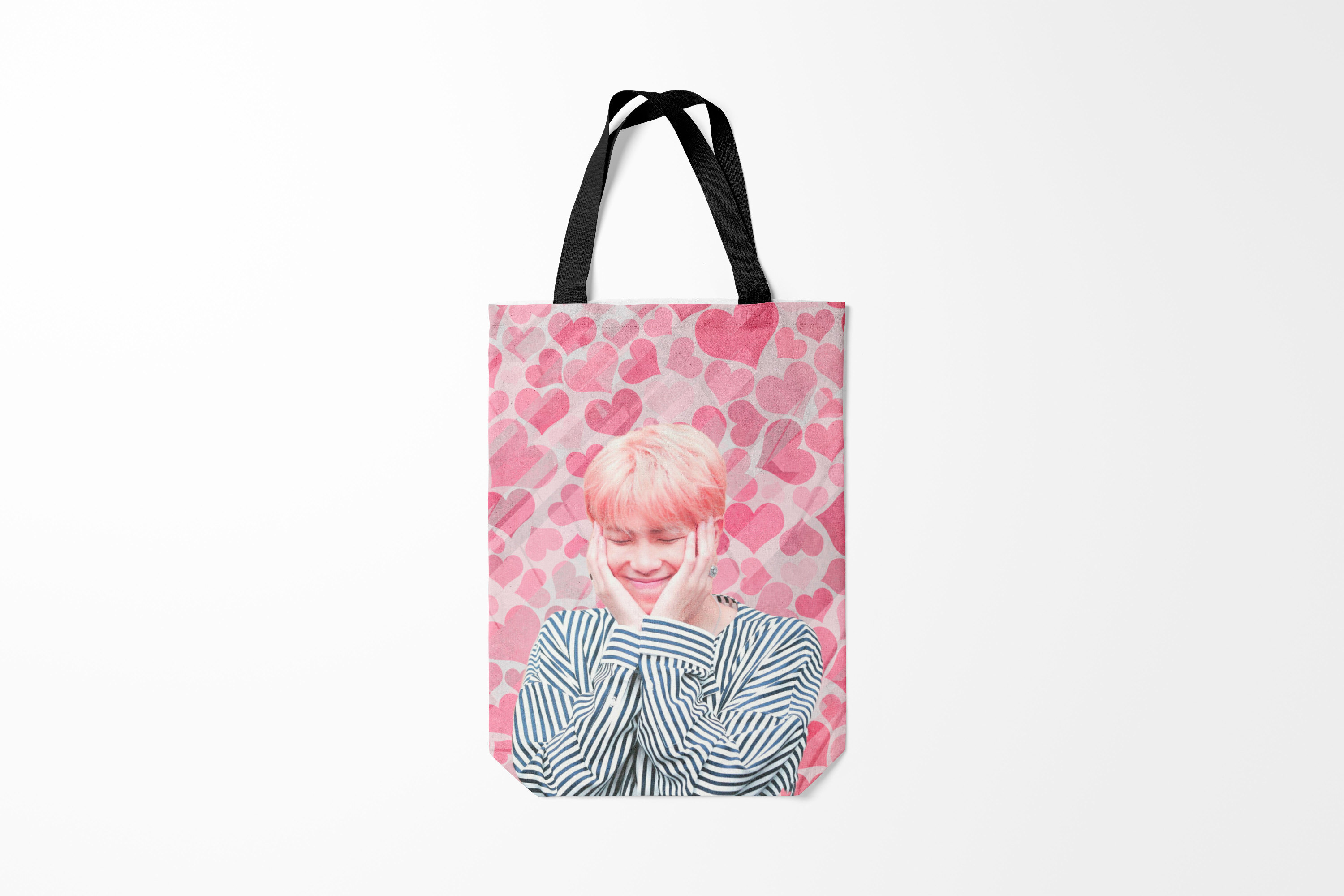 

Сумка шoппер унисекс Burnettie BTS, розовый, BTS