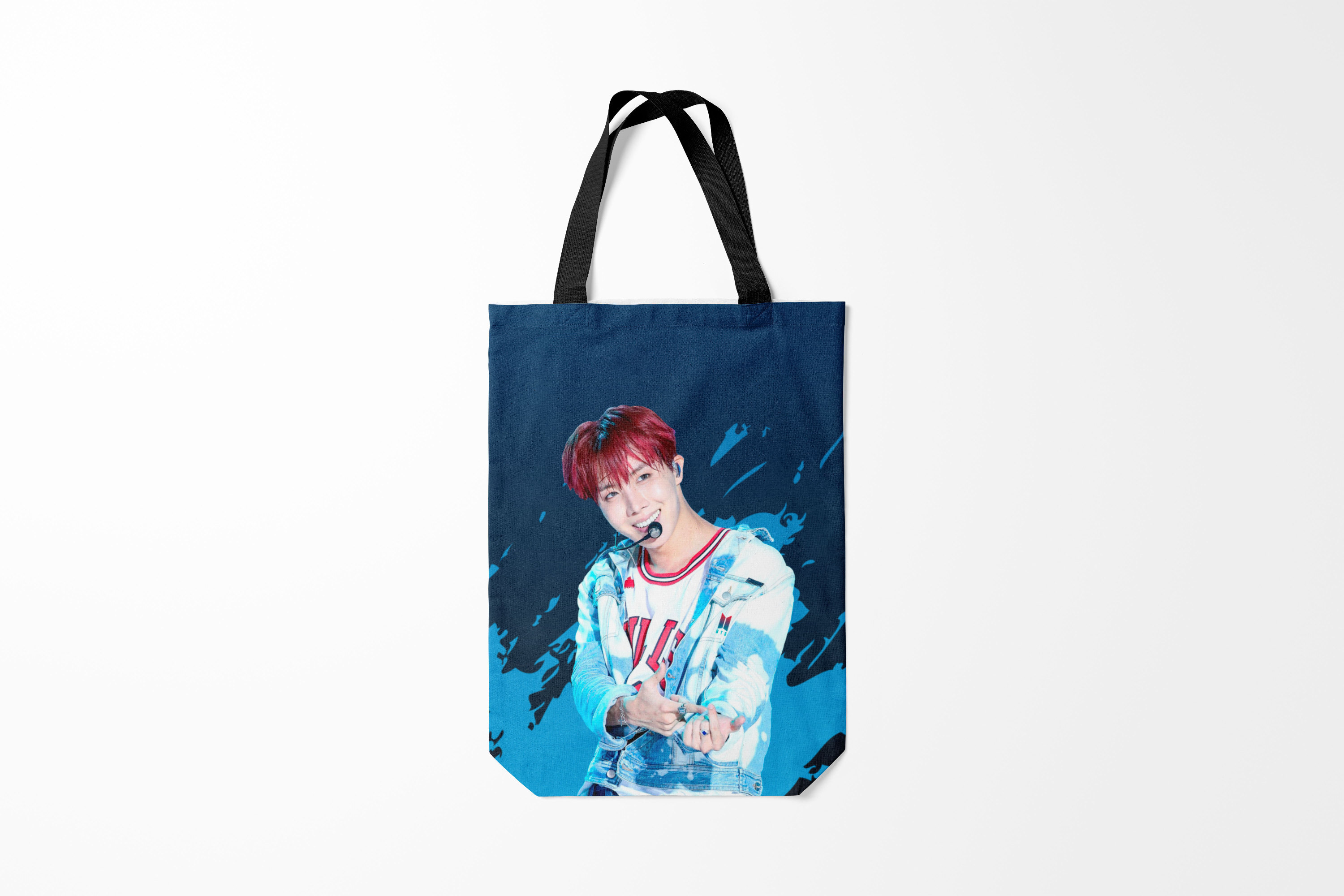 

Сумка шoппер унисекс Burnettie BTS, синий, BTS