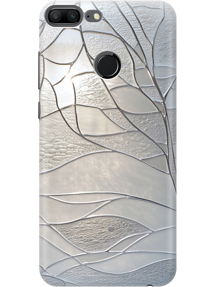 

Силиконовый чехол на Honor 9 Lite с принтом "Зимние деревья", Прозрачный;серый, 717568441