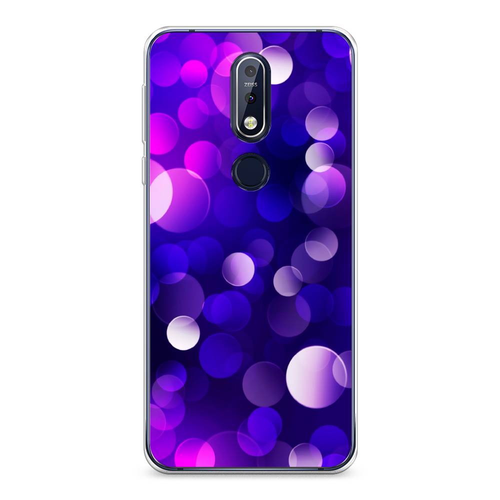 

Чехол на Nokia 7.1 "Абстракция 27", Фиолетовый, 122050-3