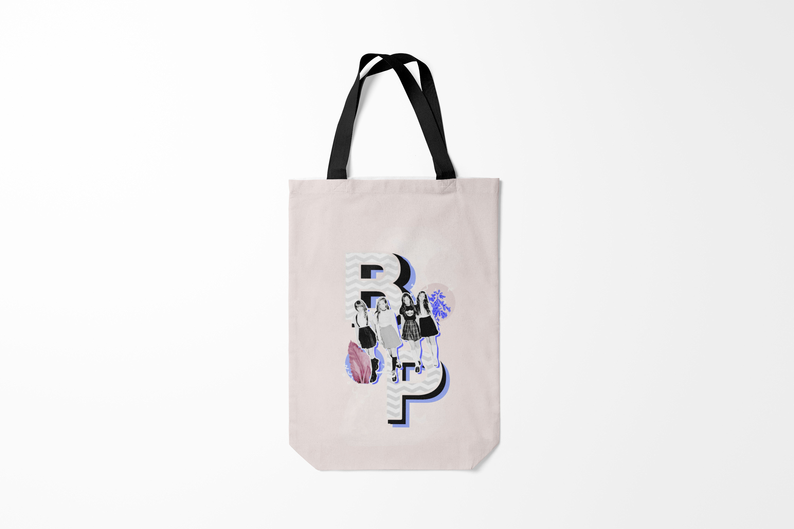 

Сумка шoппер унисекс Burnettie BLACKPINK BP Style, бежевый, BLACKPINK BP Style