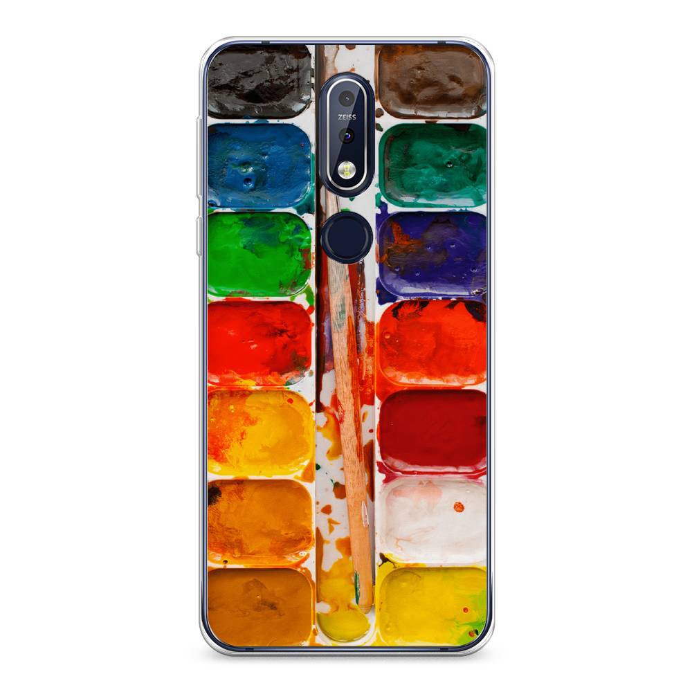 

Чехол на Nokia 7.1 "Акварель", 122050-4