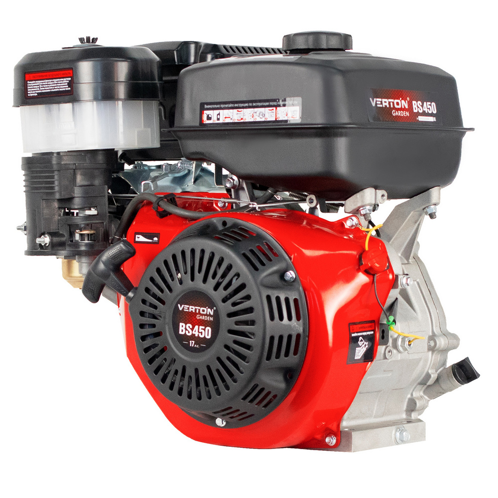 VERTON Двигатель GARDEN BS-450 445 см3/12,5кВт/17л.с/d вала 25мм 01.5985.8656