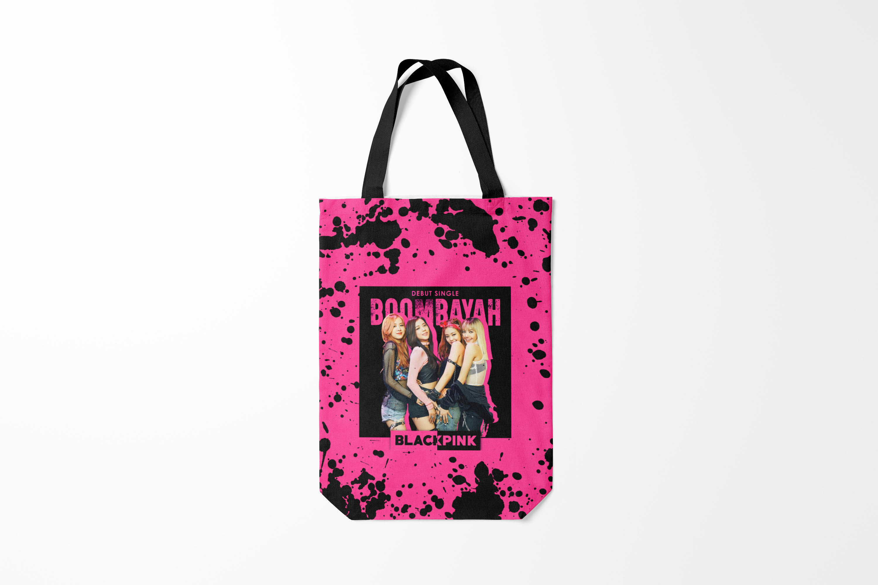 

Сумка шoппер унисекс Burnettie BLACKPINK Boombayah, розовый, BLACKPINK Boombayah