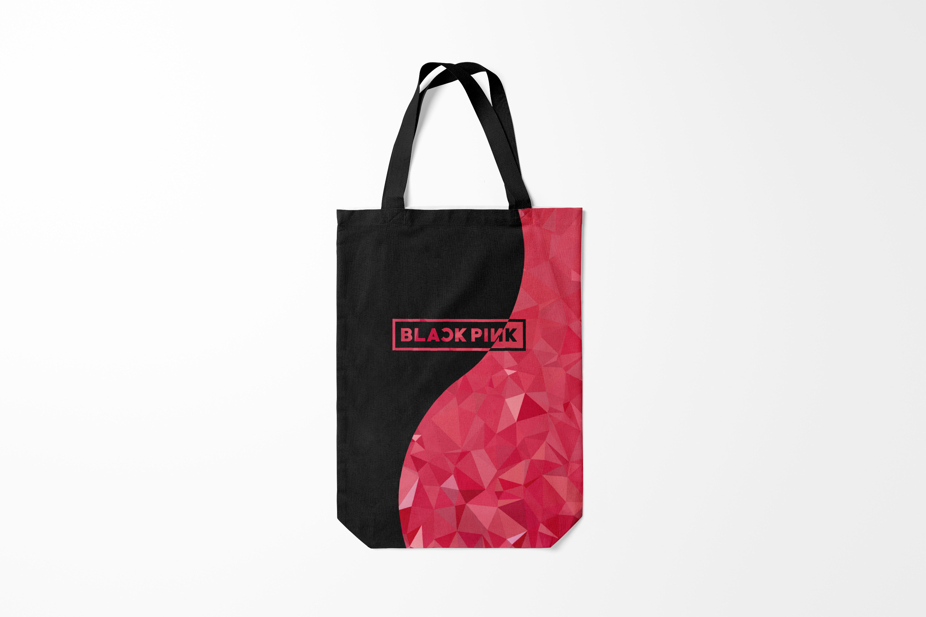 

Сумка шoппер унисекс Burnettie BLACKPINK, черный; красный, BLACKPINK