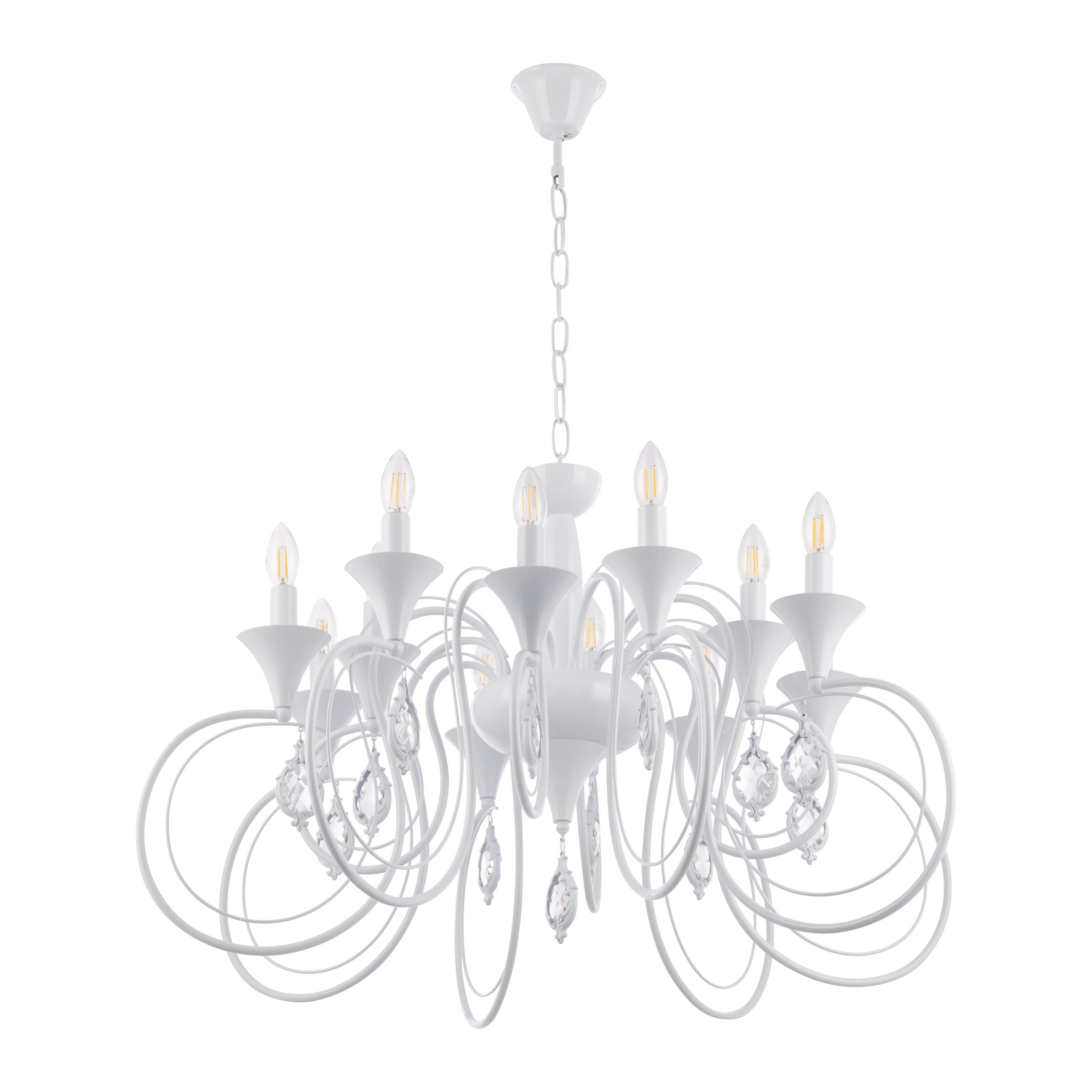 

Люстра подвесная Arte Perfetto Luce 3334.1410.8-4.WT 12хE14х40W, 3334.1410.8-4.WT