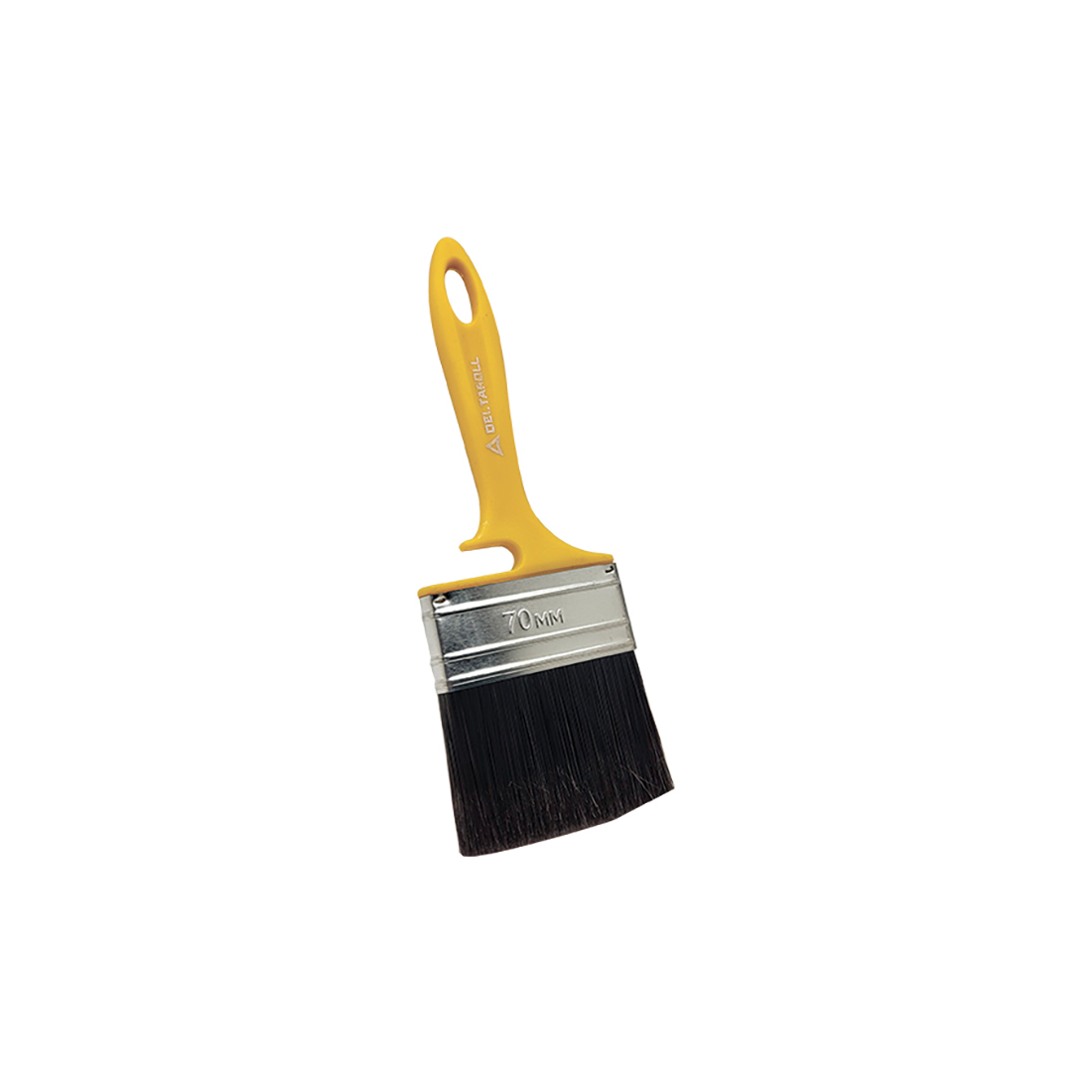 Кисть флейцевая смешанная черная щетина Deltaroll, 70x12 мм, 13170