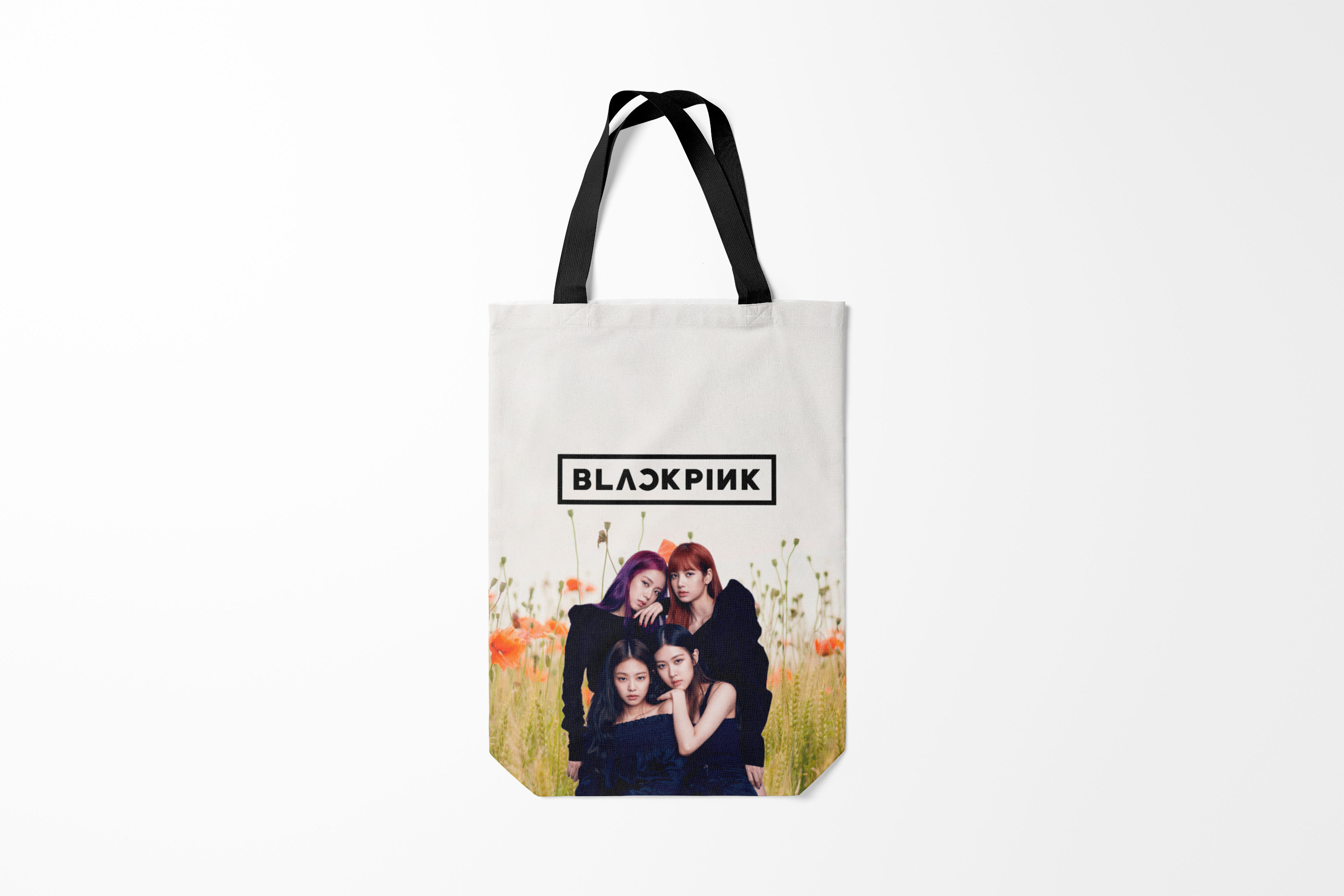 

Сумка шoппер унисекс Burnettie BLACKPINK, бежевый, BLACKPINK