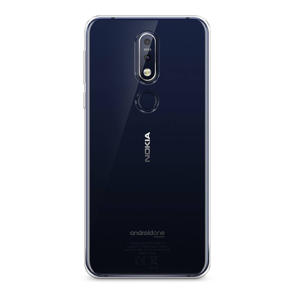 

Чехол на Nokia 7.1 прозрачный, 122050-6