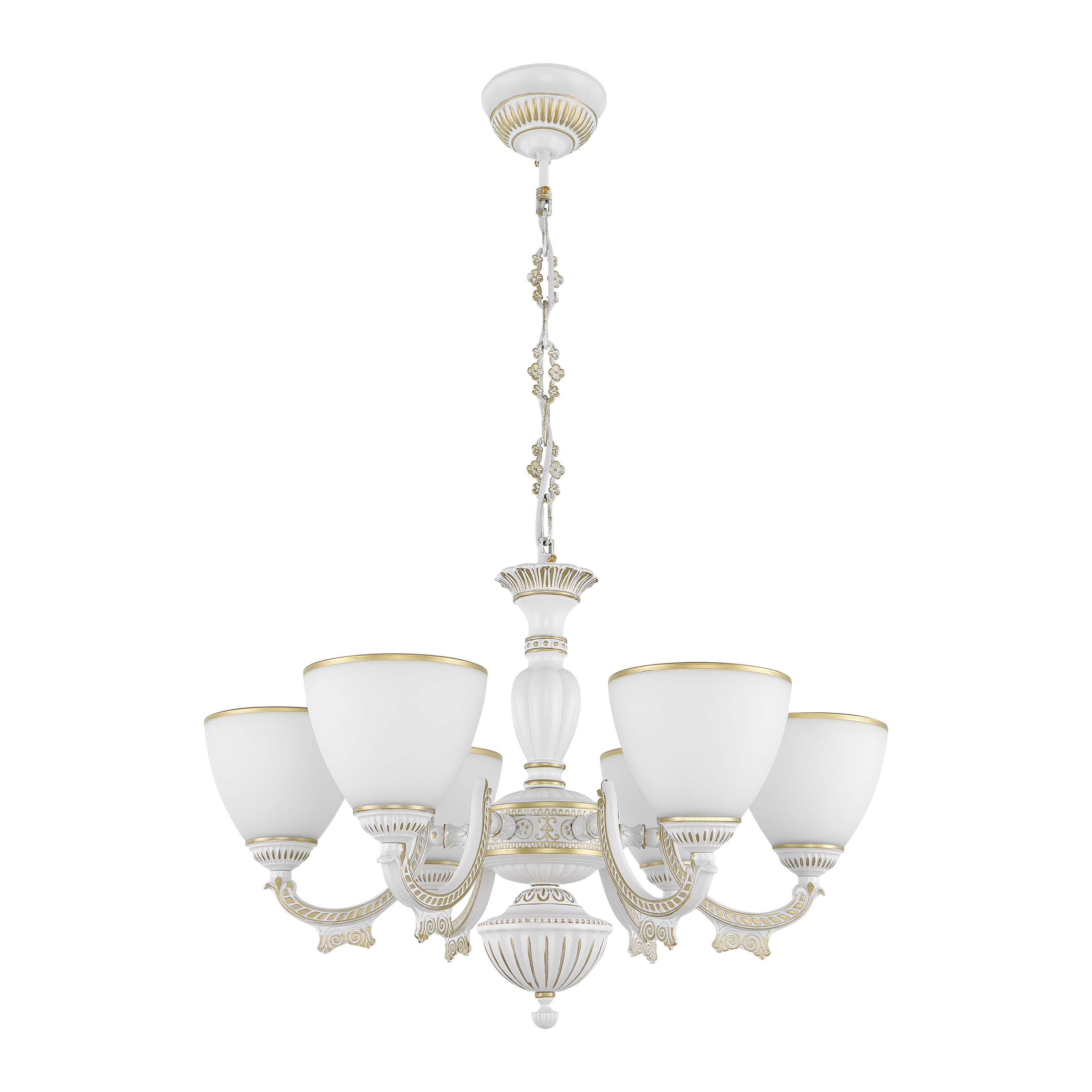 

Люстра подвесная Arte Perfetto Luce 3334.8493.6.WT.G 6хE27х40W, 3334.8493.6.WT.G