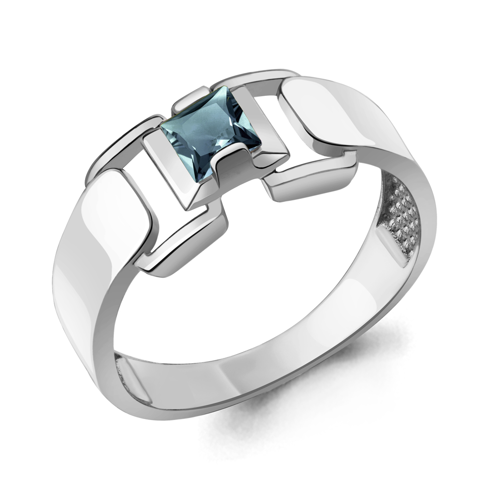 

Кольцо из серебра р. 17,5 AQUAMARINE 6975408_925_р, 6975408_925_р