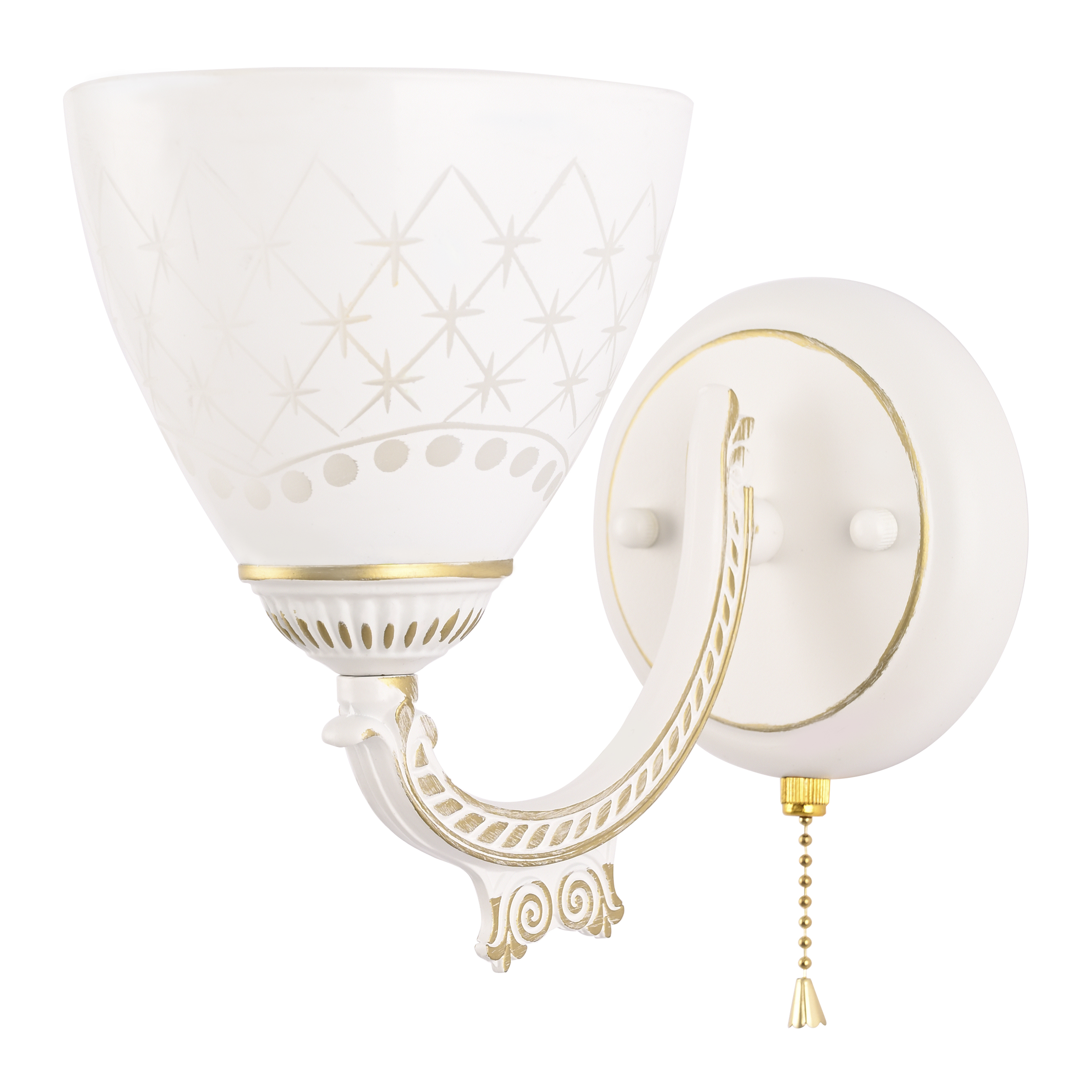 

Бра Arte Perfetto Luce 3334.8494.1W.WT.G 1хE27х40W, 3334.8494.1W.WT.G