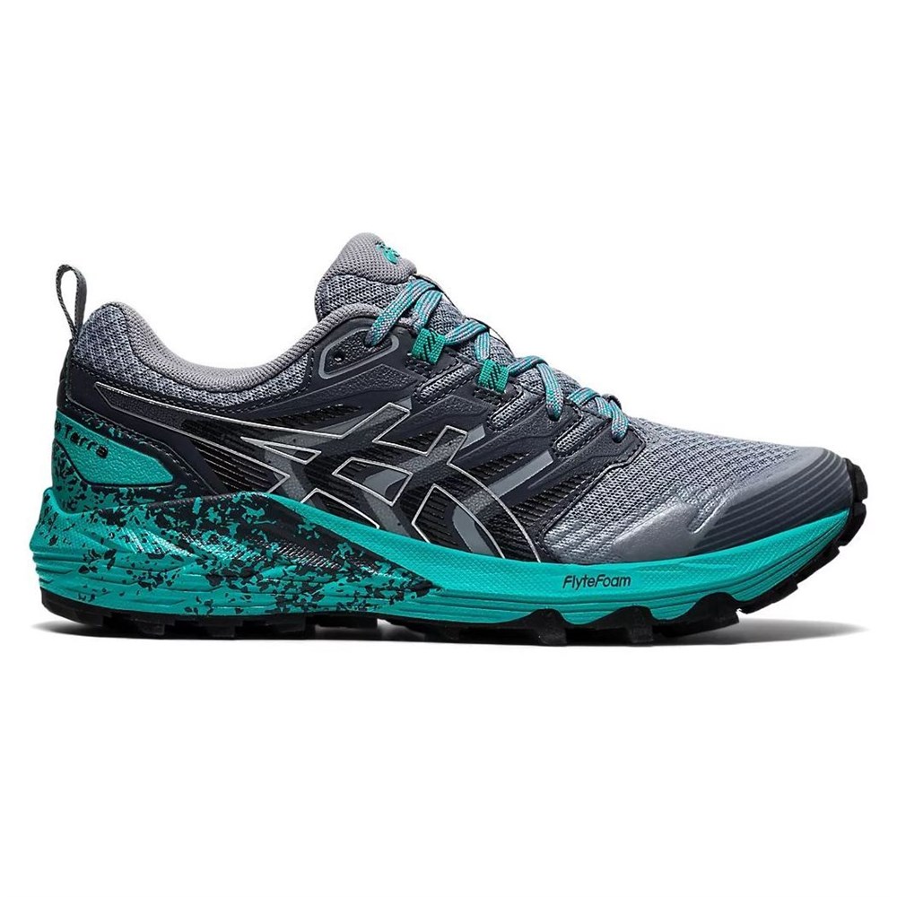 фото Кроссовки женские asics fujitrabuco 1012a902 серые 6.5 us