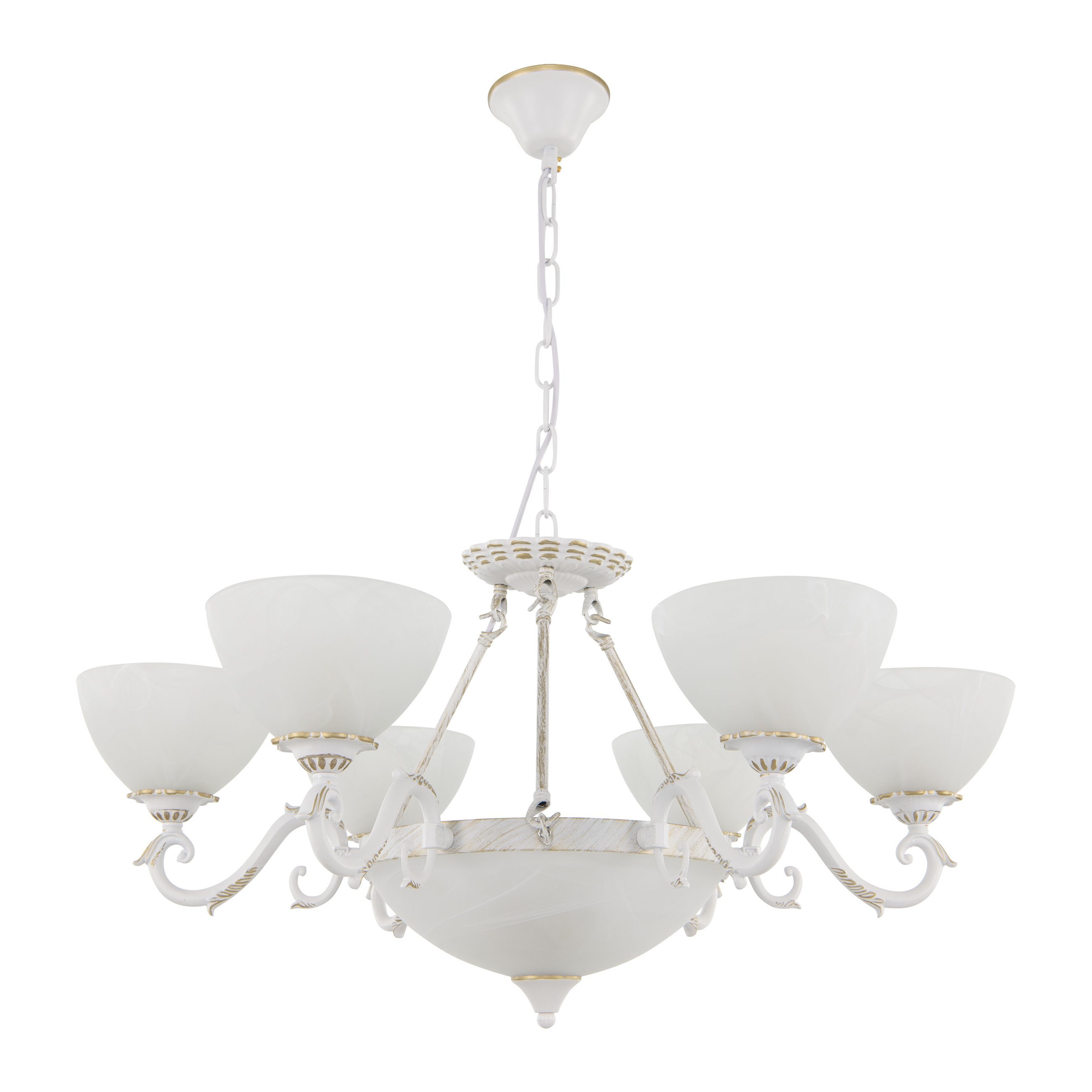 

Люстра подвесная Arte Perfetto Luce 3334.9261.6-3.WT.G 9хE27х40W, 3334.9261.6-3.WT.G