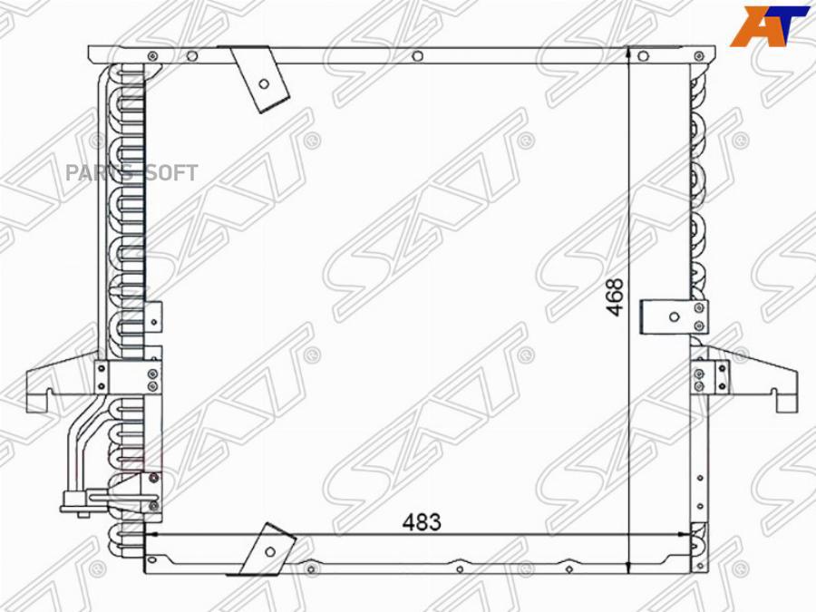 

Радиатор Кондиционера Bmw 3-Series E36 90-98 Sat арт. ST-BM36-394-0