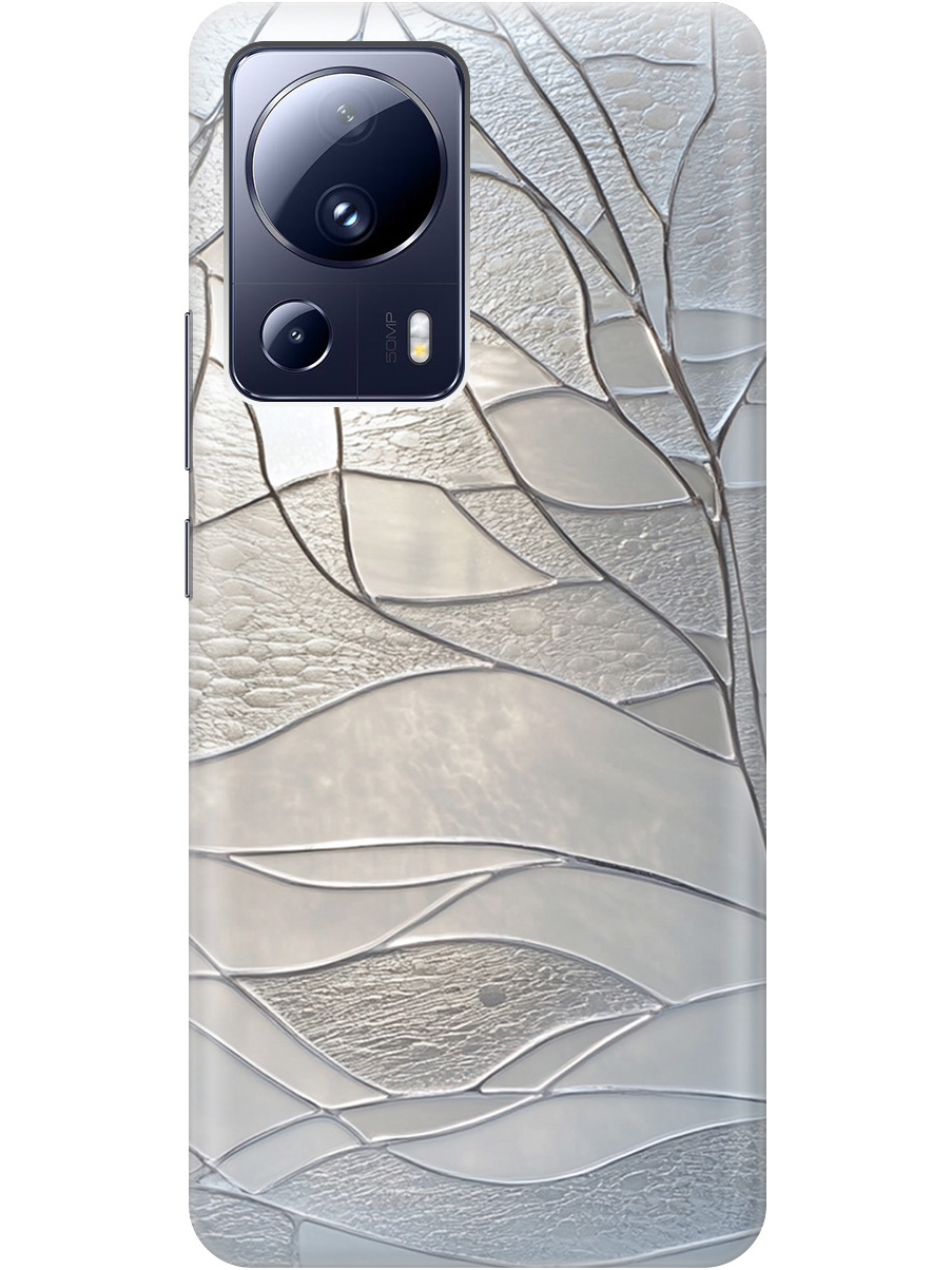 

Силиконовый чехол на Xiaomi 13 Lite с принтом "Зимние деревья", Прозрачный;серый, 768741241