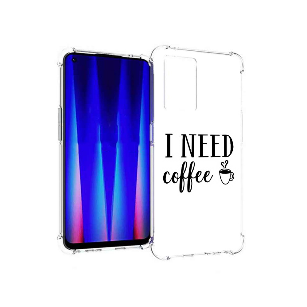 

Чехол MyPads Tocco для OnePlus Nord CE 5G Мне нужен кофе, Прозрачный, Tocco
