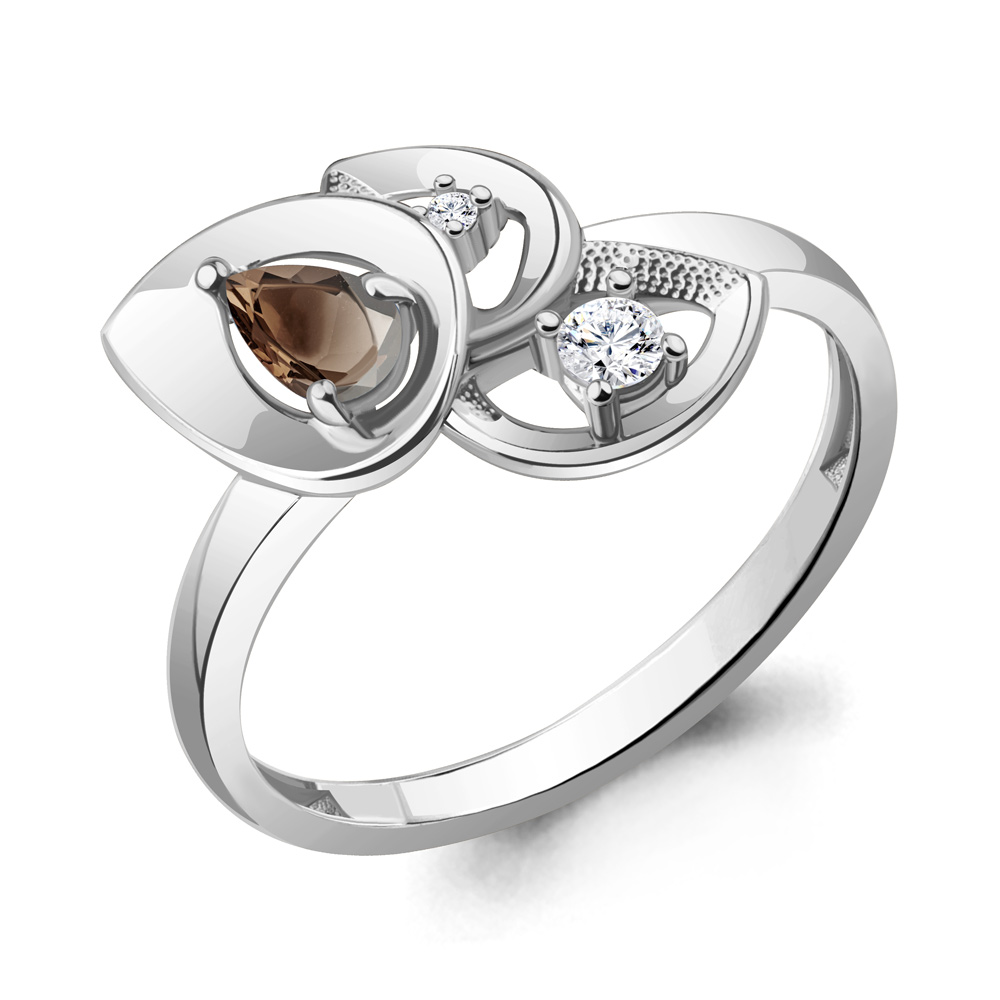 

Кольцо из серебра р. 17,5 AQUAMARINE 6975301А_925_р, 6975301А_925_р
