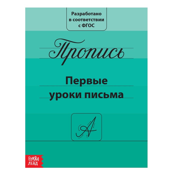 Прописи Буква-Ленд Первые уроки письма 2195526 уроки письма счет прописи