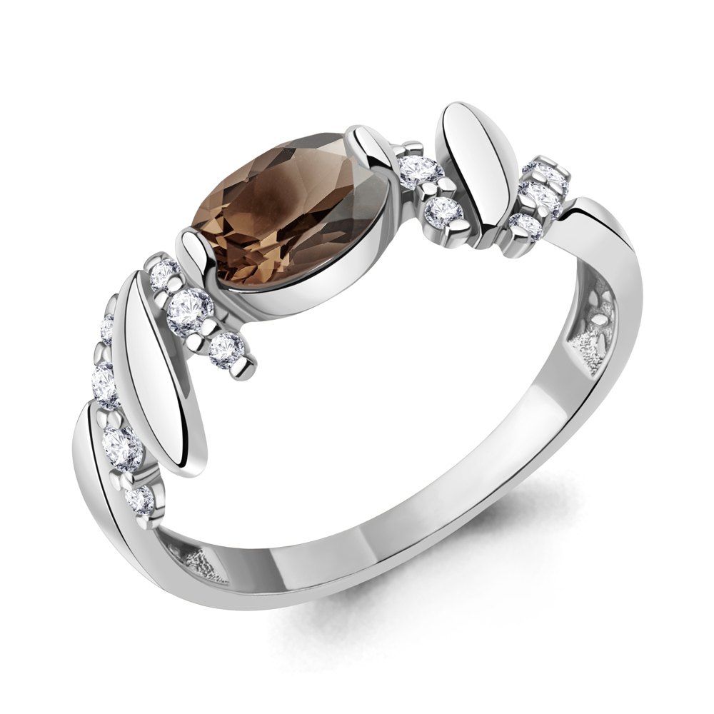 

Кольцо из серебра р.  AQUAMARINE 6978101А_925_р, 6978101А_925_р