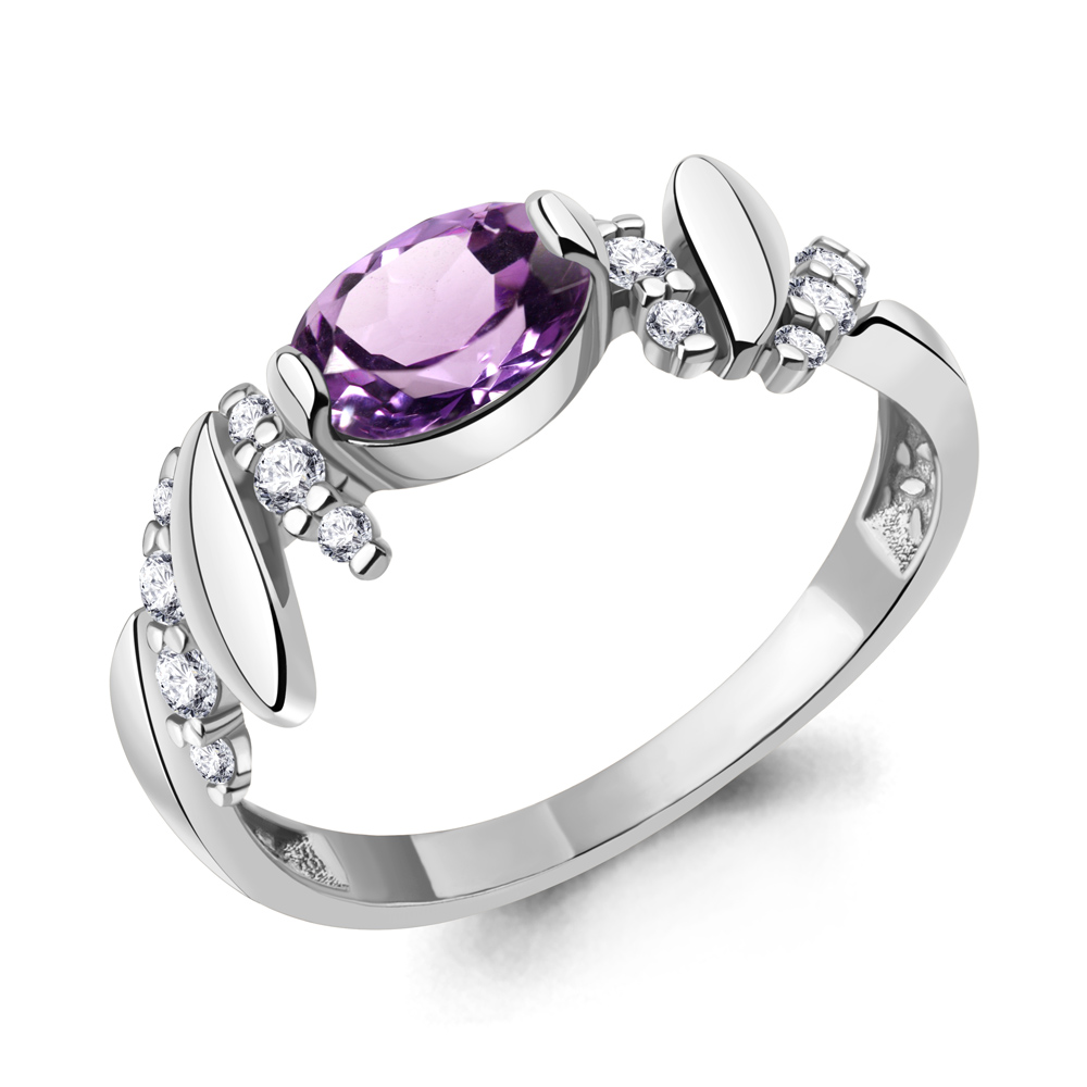 

Кольцо из серебра р.  AQUAMARINE 6978104А_925_р, 6978104А_925_р