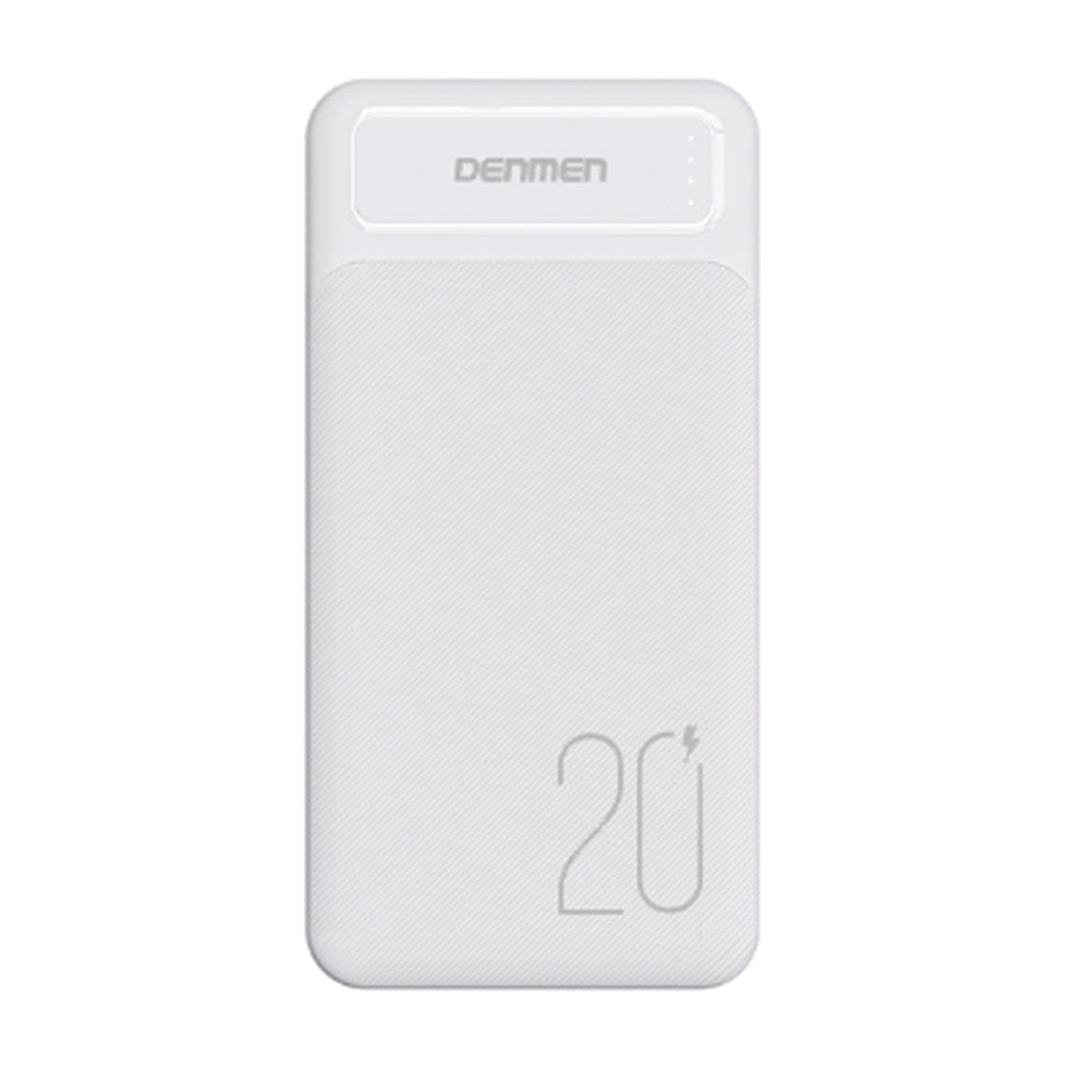 фото Внешний аккумулятор denmen dp10 power bank 20000 mah белый