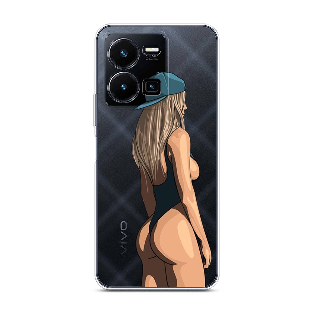 

Чехол для Vivo Y35 "Девушка в черном купальнике", Зеленый;бежевый;черный, 267250-6