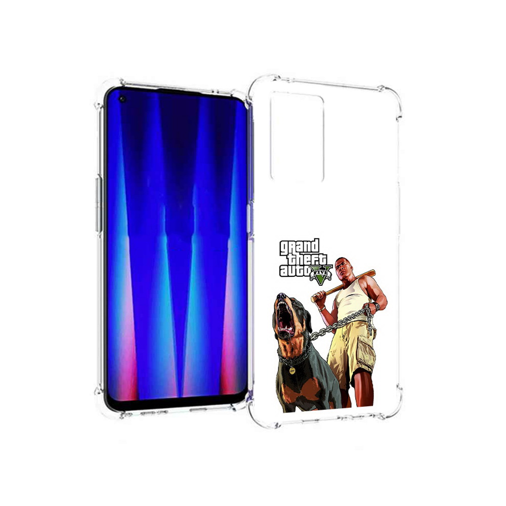 

Чехол MyPads Tocco для OnePlus Nord CE 5G GTA грозная собака, Прозрачный, Tocco