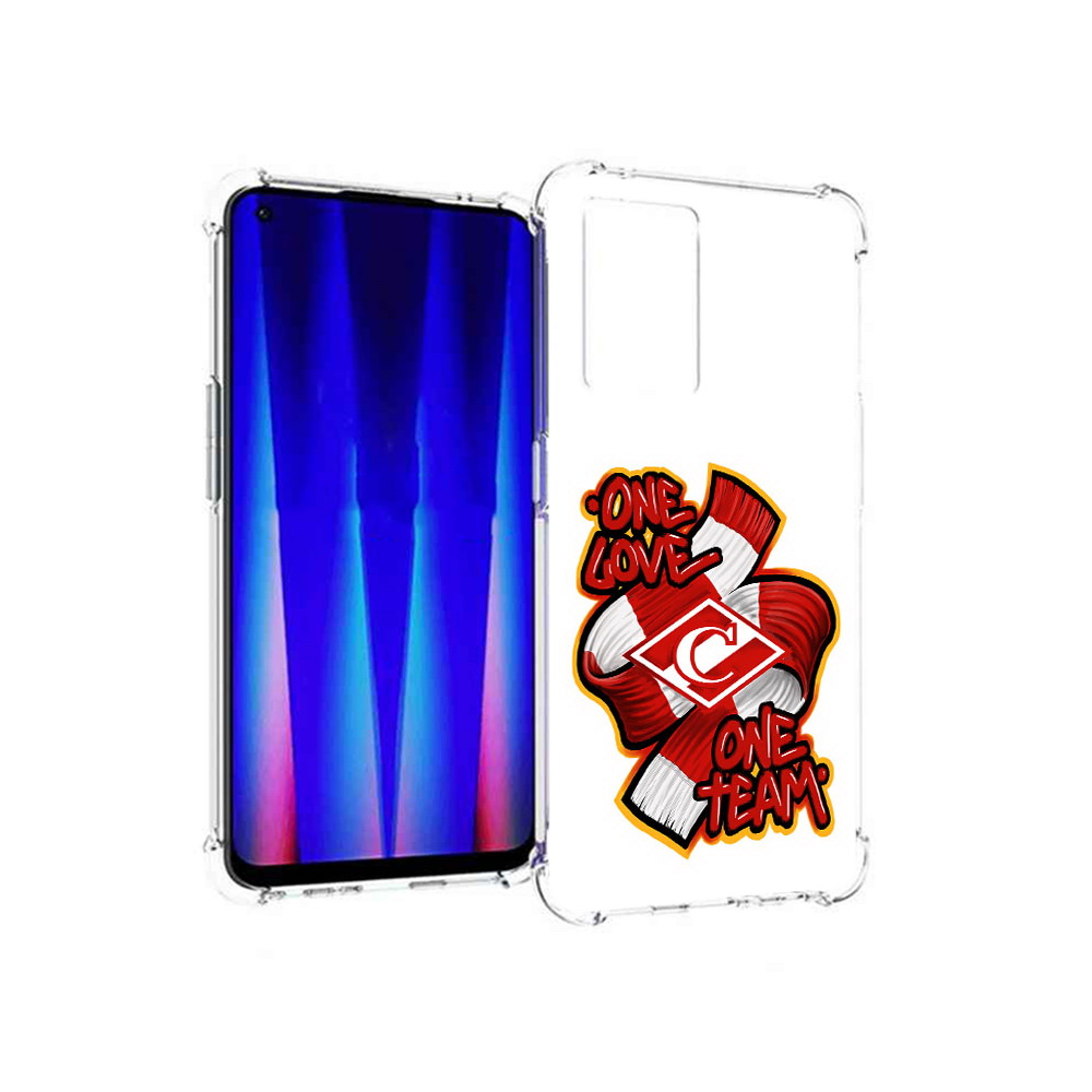 

Чехол MyPads Tocco для OnePlus Nord CE 5G ФК спарак 1 любовь, Прозрачный, Tocco