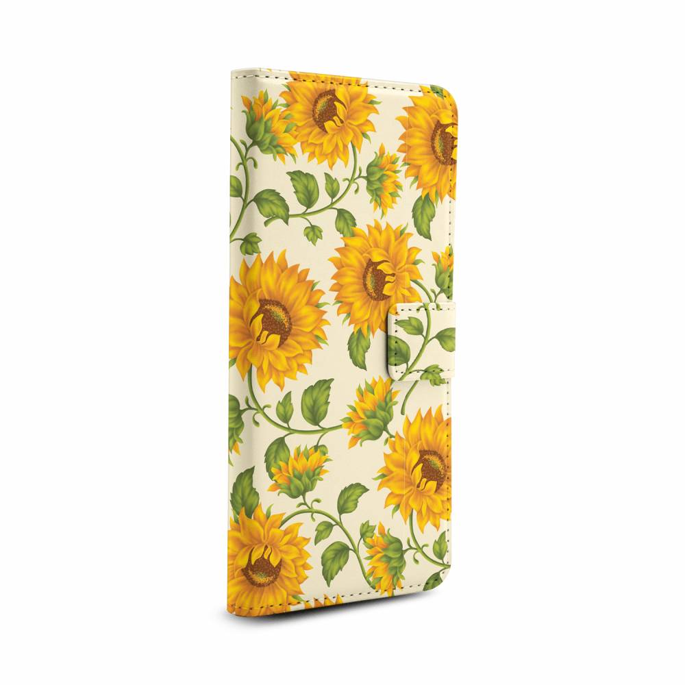 

Чехол Awog на Infinix Note 12 Pro 4G/Note 12 2023 "Цветочный фон book", Желтый, 3103085-1