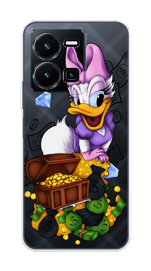 

Чехол на Vivo Y35 "Rich Daisy Duck", Коричневый;белый;фиолетовый, 267250-6