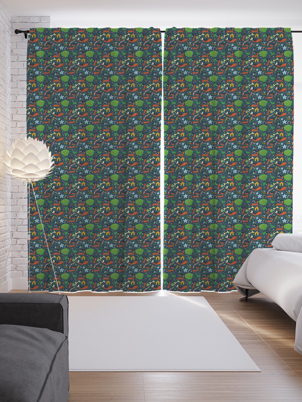 

Шторы с фотопечатью JoyArty "Собака - друг человека" из сатена, 290х265 см, Собака - друг человека