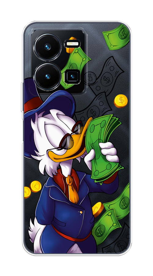 

Чехол на Vivo Y35 "Scrooge McDuck with Money", Синий;зеленый;белый, 267250-6