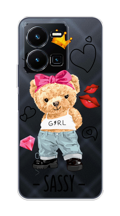 

Чехол на Vivo Y35 "Sugar Mommy", Голубой;белый;розовый, 267250-6