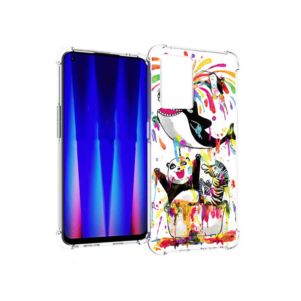 

Чехол MyPads Tocco для OnePlus Nord CE 5G Хиппи кит, Прозрачный, Tocco