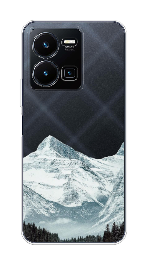 

Чехол на Vivo Y35 "Горы арт 1", Белый;зеленый, 267250-2