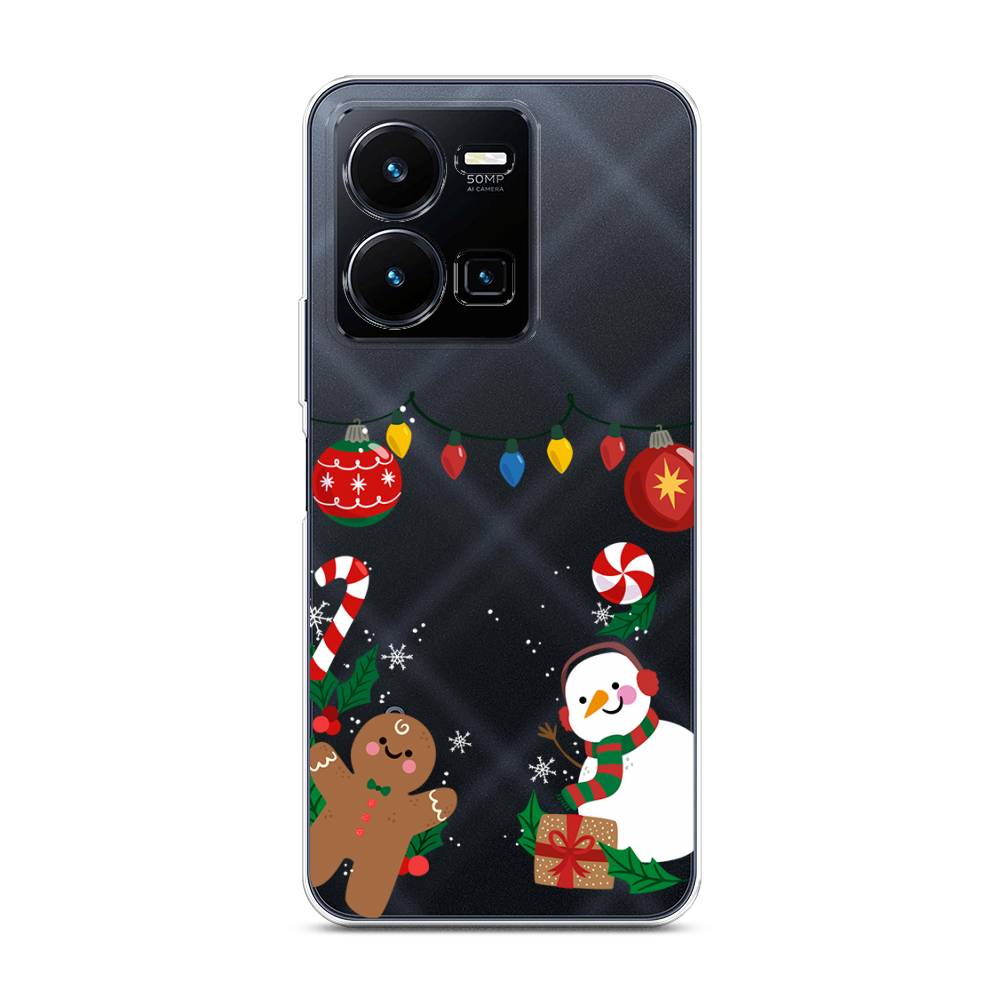 

Чехол для Vivo Y35 "Новогоднее настроение", Коричневый;красный;зеленый, 267250-5