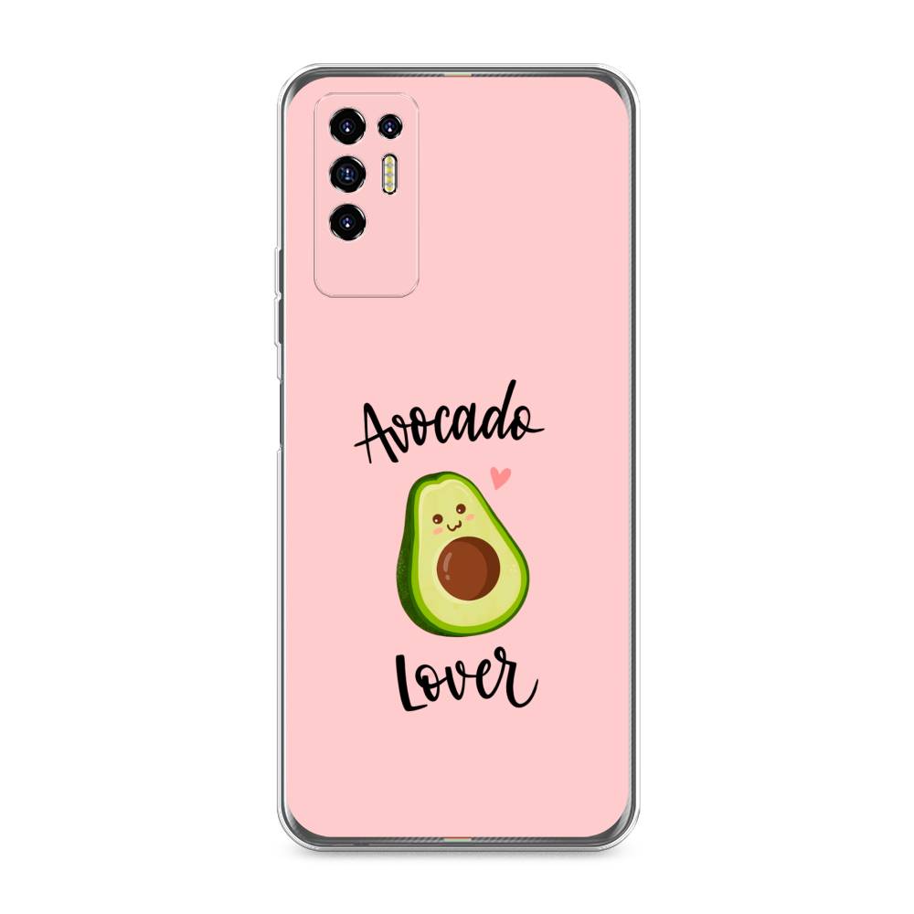 

Чехол для Tecno Pova 2 "Avocado lover", Розовый;зеленый, 300550-6