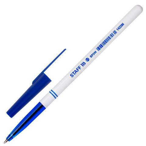 

Ручка шариковая Staff "Basic BP-244" 142286, синяя, 0.35 мм, 100 штук